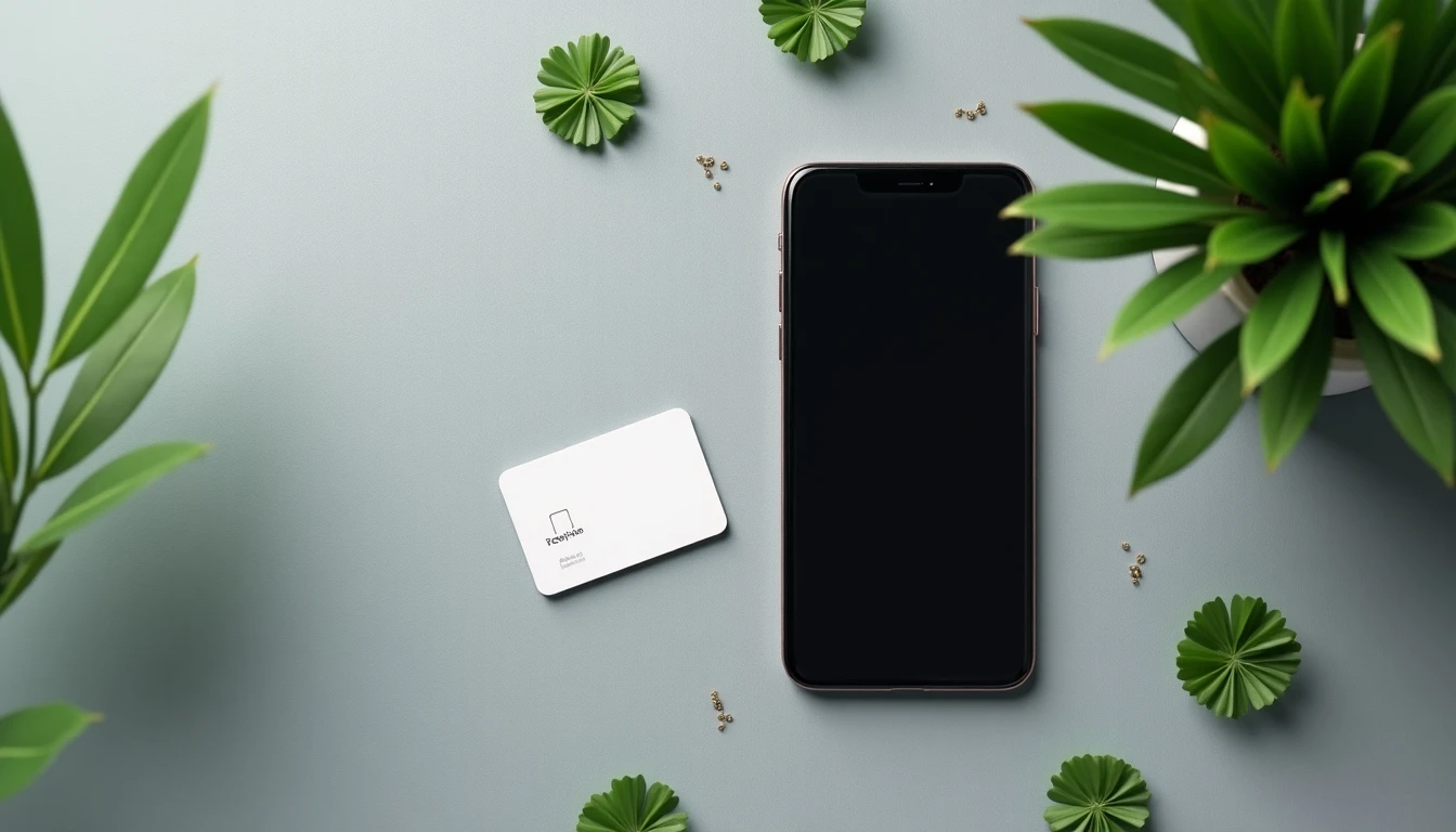 SIM Card Claro y smartphone sobre fondo gris, planes móviles 2026