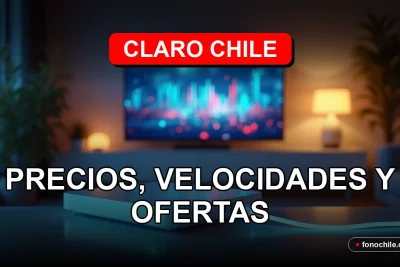 Fibra óptica Claro Chile 2026 - Conexión de alta velocidad en un hogar moderno