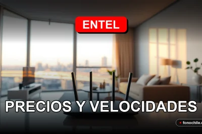 Planes de Internet Inalámbrico Entel 2026 mostrando velocidad y cobertura en un entorno doméstico moderno.