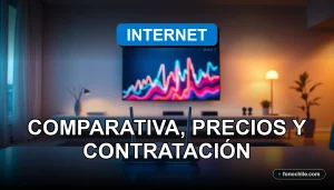 Comparativa de planes de Internet y TV Hogar para 2026 en un entorno doméstico moderno.