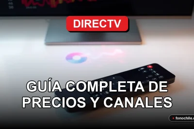 Una guía completa de los planes y canales de DIRECTV Prepago para 2026, mostrada en una pantalla de televisor.
