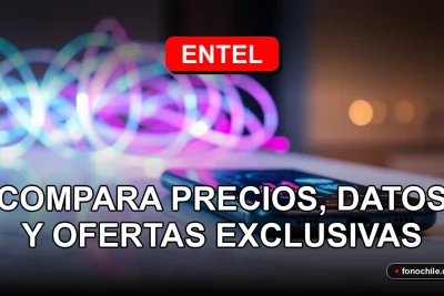 Un moderno smartphone de color negro descansa sobre una mesa de mármol blanco, mostrando gráficos abstractos de colores en su pantalla, con un fondo de cables de fibra óptica brillantes.