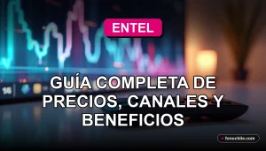 Moderno control remoto de TV sobre una mesa de madera clara, con pantalla de fondo mostrando gráficos abstractos de colores.