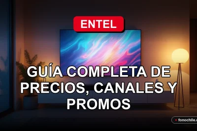Planes de televisión Entel 2026 con ofertas promocionales en pantalla de TV moderna.
