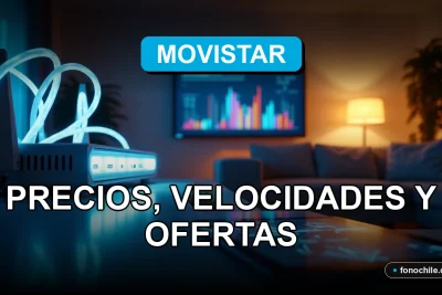 Modern living room with glowing fiber optic cables and abstract data visualizations on a tablet screen.