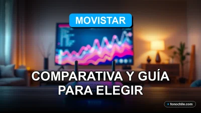 Comparativa de planes de internet Movistar 2026 sobre una mesa de trabajo moderna