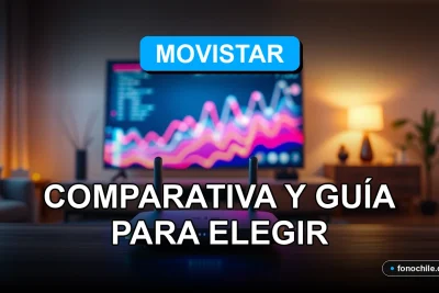 Comparativa de planes de internet Movistar 2026 sobre una mesa de trabajo moderna