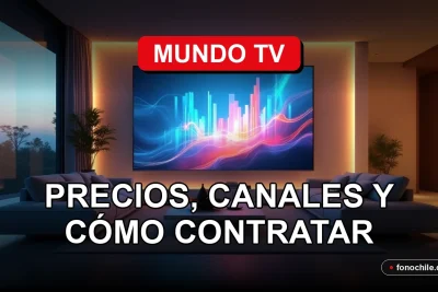 Planes de televisión Mundo TV 2026 con precios y canales en una pantalla moderna.