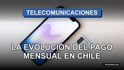 Plan de telefonía móvil postpago moderno sobre escritorio de oficina, mostrando gráficos abstractos en pantalla.