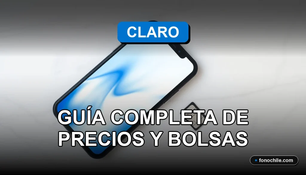 Planes de telefonía móvil prepago Claro 2026 con diferentes bolsas de datos, minutos y redes sociales.