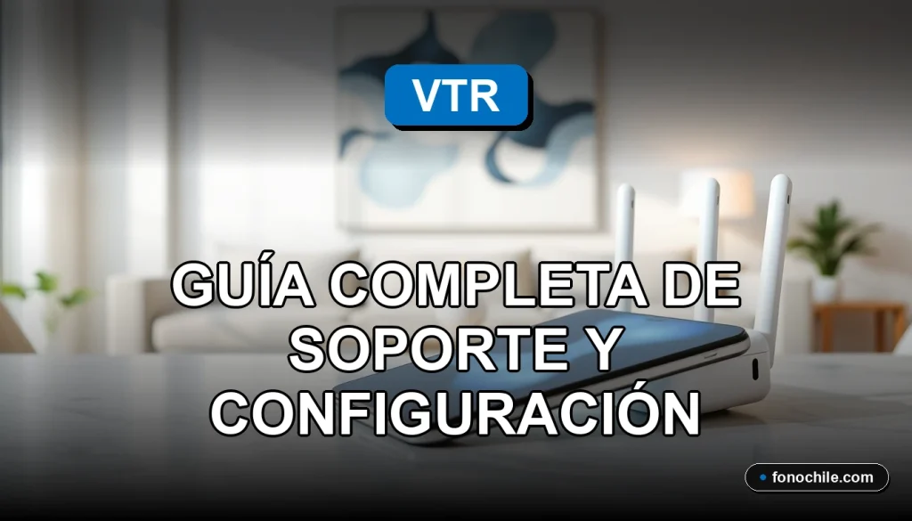 Guía de configuración y soporte técnico para planes VTR 2026 en un entorno moderno y digital.