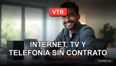 Planes VTR 2026 para Internet, TV y Telefonía fija sin contrato de permanencia.