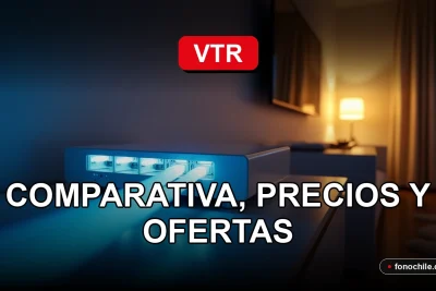 Comparativa de planes de fibra óptica VTR 2026 en un entorno doméstico moderno.