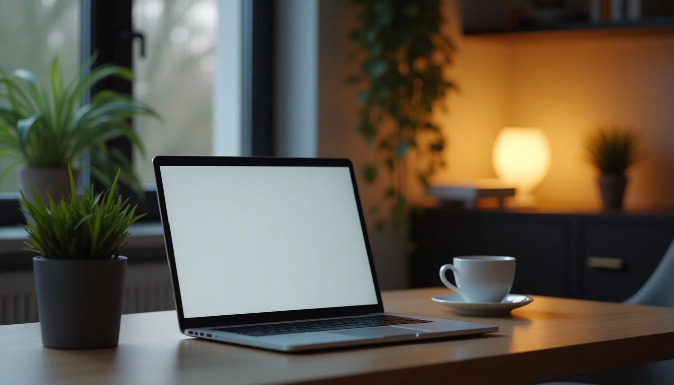 Fibra óptica VTR en un hogar moderno para trabajo remoto y entretenimiento