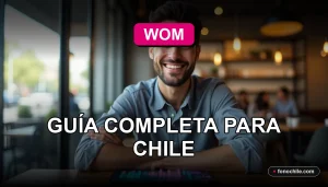 Guía completa de planes móviles WOM 2026 en Chile mostrando cobertura y beneficios.