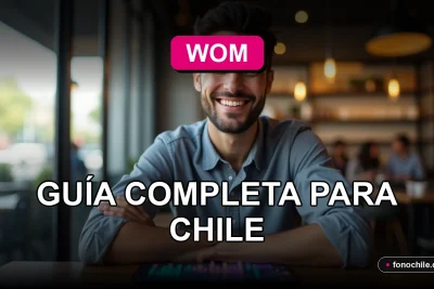 Guía completa de planes móviles WOM 2026 en Chile mostrando cobertura y beneficios.