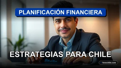 Un asesor financiero revisando estrategias de inversión en Chile para el año 2026 en una oficina moderna.