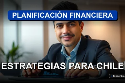 Un asesor financiero revisando estrategias de inversión en Chile para el año 2026 en una oficina moderna.
