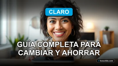 Una mujer sonriente hablando por teléfono, representando el servicio de portabilidad a Claro.
