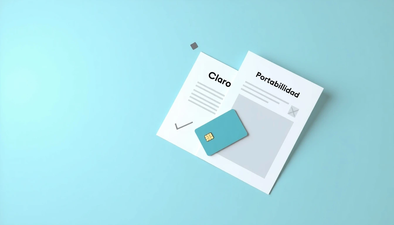 Proceso de portabilidad numérica a Claro con SIM card y documentación