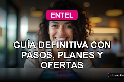 Una mujer latina sonriendo, representando el servicio de portabilidad de Entel.