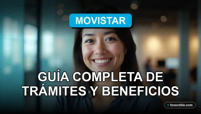 Una mujer latina sonriendo con confianza, representando el servicio de portabilidad de Movistar en un entorno moderno y acogedor.