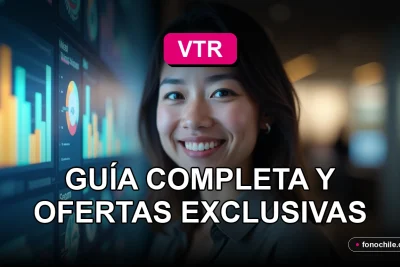 Una mujer latina sonríe amablemente mientras mira a la cámara, representando el servicio al cliente de VTR.
