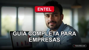 Guía de portabilidad numérica para empresas en Entel, mostrando un ejecutivo explicando el proceso.