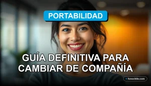 Una mujer latina sonríe con confianza, representando el servicio de portabilidad numérica fácil y seguro.