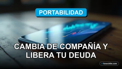 Un teléfono inteligente moderno sobre un escritorio de madera, mostrando gráficos abstractos de colores en su pantalla, concepto de portabilidad numérica y cambio de compañía.