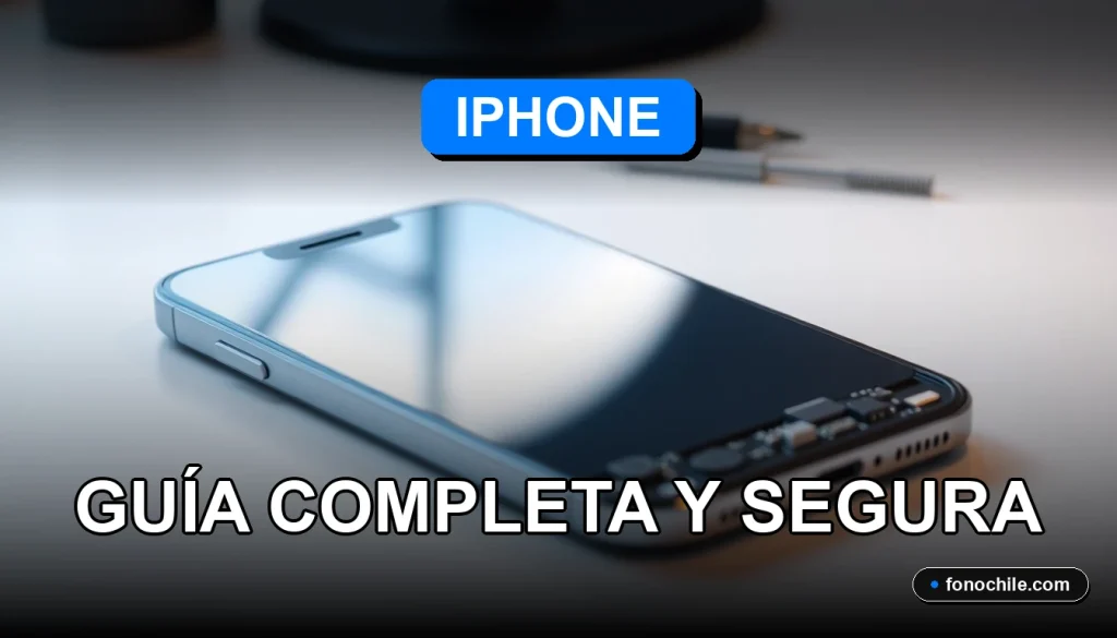 Guía de precios de reparación de iPhone en Chile 2026, servicio técnico seguro y confiable.