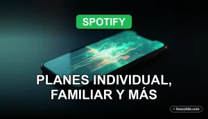 Abstracto de gráficos de audio en colores vibrantes sobre un fondo verde, representando la música en streaming.