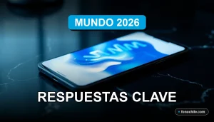 Preguntas frecuentes sobre servicios de telecomunicaciones y tecnología futura en 2026, representadas por gráficos abstractos en dispositivos modernos.