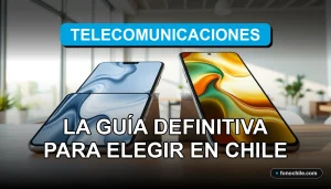 Comparación visual entre planes de telefonía móvil Prepago y Postpago en Chile para el año 2026.