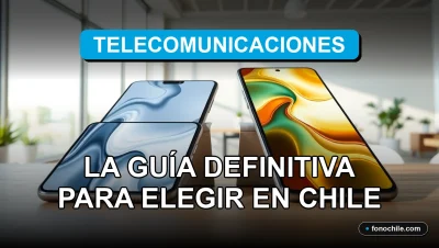 Comparación visual entre planes de telefonía móvil Prepago y Postpago en Chile para el año 2026.