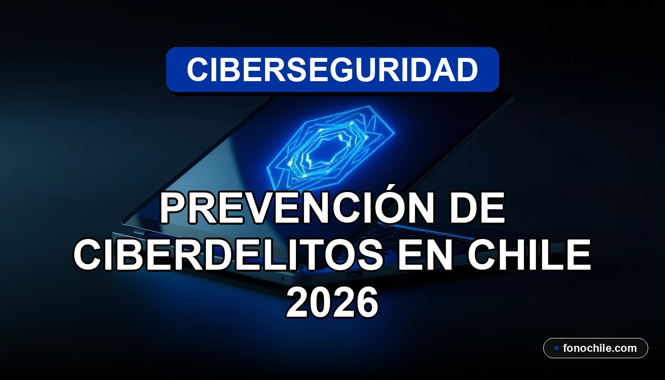 Prevención de Ciberdelitos en Chile 2026 - FonoChile