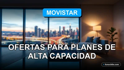 Ofertas de Internet Móvil de alta capacidad para 2026 en Movistar, mostrando velocidad y cobertura.
