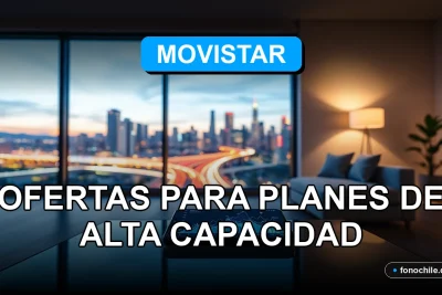 Ofertas de Internet Móvil de alta capacidad para 2026 en Movistar, mostrando velocidad y cobertura.