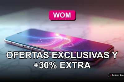 Promoción WOM 2026 con ofertas exclusivas y un 30% extra de beneficios en servicios móviles.