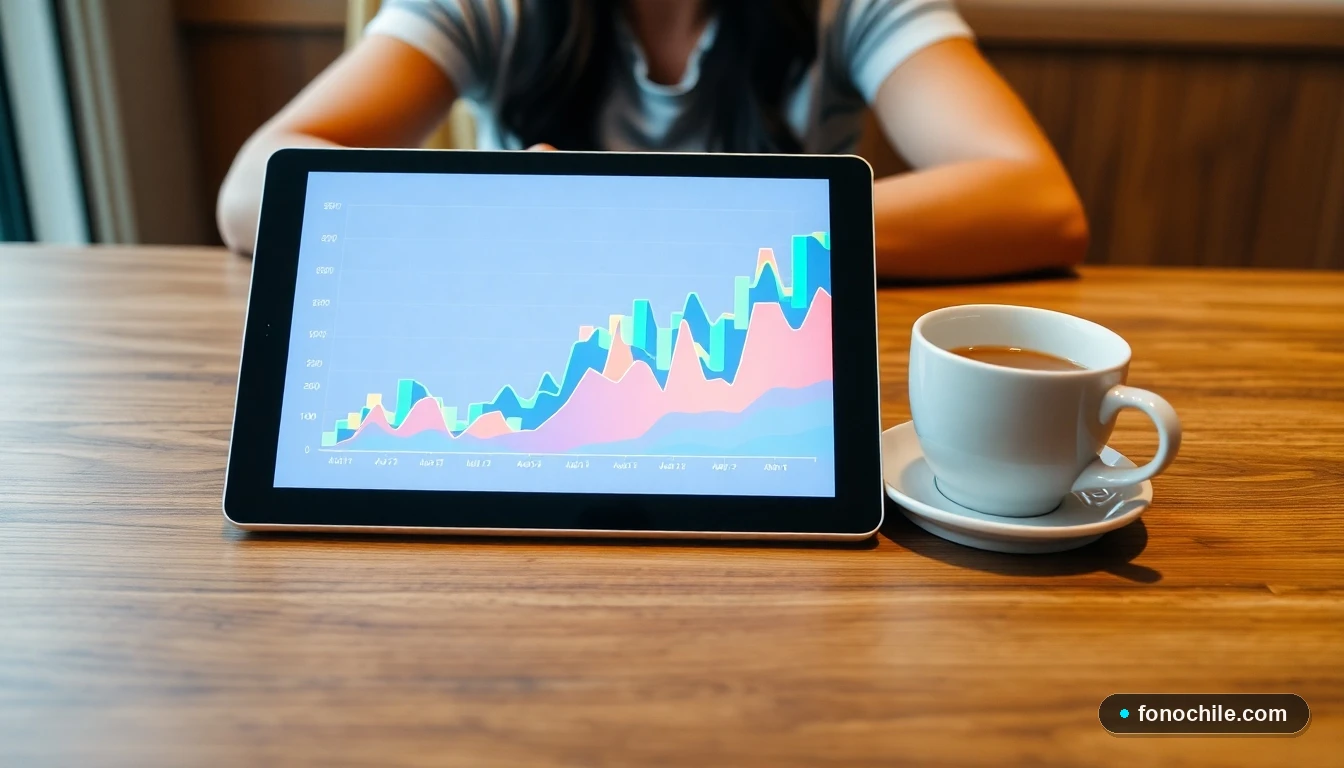 Gráfico abstracto mostrando la distribución de puntos de pago de servicios de televisión por suscripción en Chile