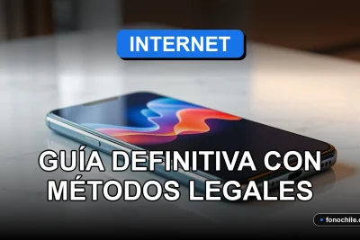 Guía legal para rastrear un teléfono móvil en Chile mostrando un smartphone moderno en una mesa