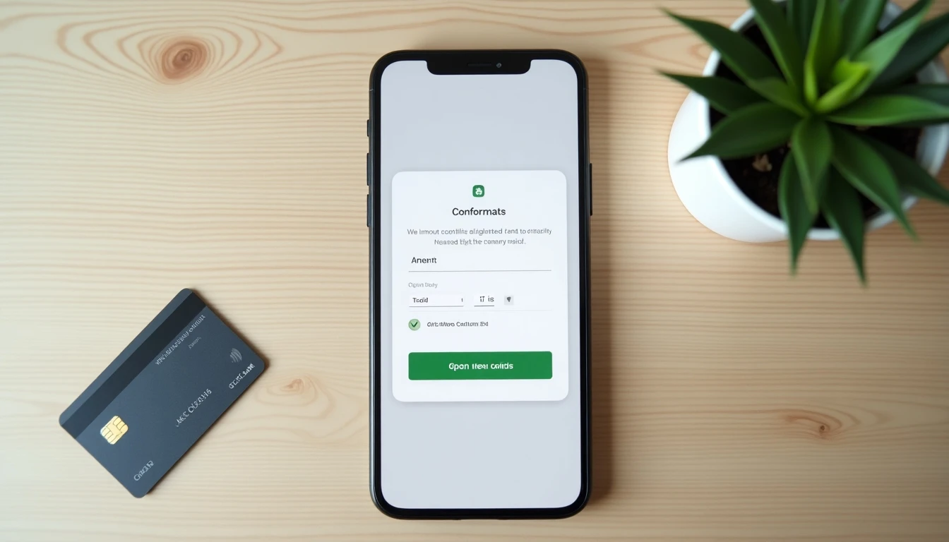Recarga exitosa de saldo Movistar en smartphone sobre escritorio moderno
