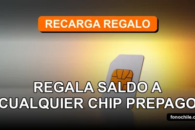 Un chip de celular prepago moderno descansa sobre una mesa de madera clara, con un brillo dorado suave a su alrededor. Fondo minimalista.