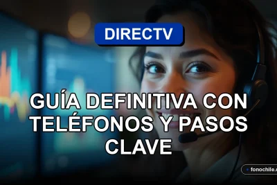 Guía para realizar un reclamo al servicio de televisión satelital DIRECTV en 2026, mostrando una persona del equipo de atención al cliente.