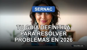 Una guía visual para presentar un reclamo ante el Sernac, el Servicio Nacional del Consumidor de Chile.