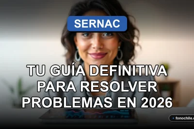 Una guía visual para presentar un reclamo ante el Sernac, el Servicio Nacional del Consumidor de Chile.