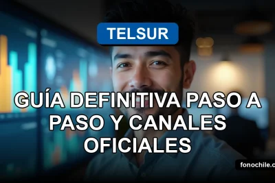 Guía paso a paso para realizar un reclamo a la empresa de telecomunicaciones Telsur en 2026, mostrando canales de contacto oficiales.