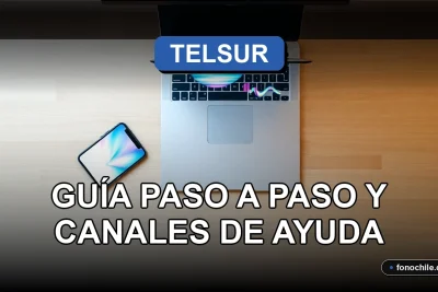 Pantalla de computadora mostrando gráficos abstractos de colores junto a un teléfono inteligente moderno, representando el proceso de recuperación de contraseña de Telsur.