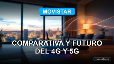 Comparativa de cobertura y velocidad de redes 4G y 5G en Chile para el año 2026.