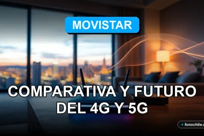 Comparativa de cobertura y velocidad de redes 4G y 5G en Chile para el año 2026.